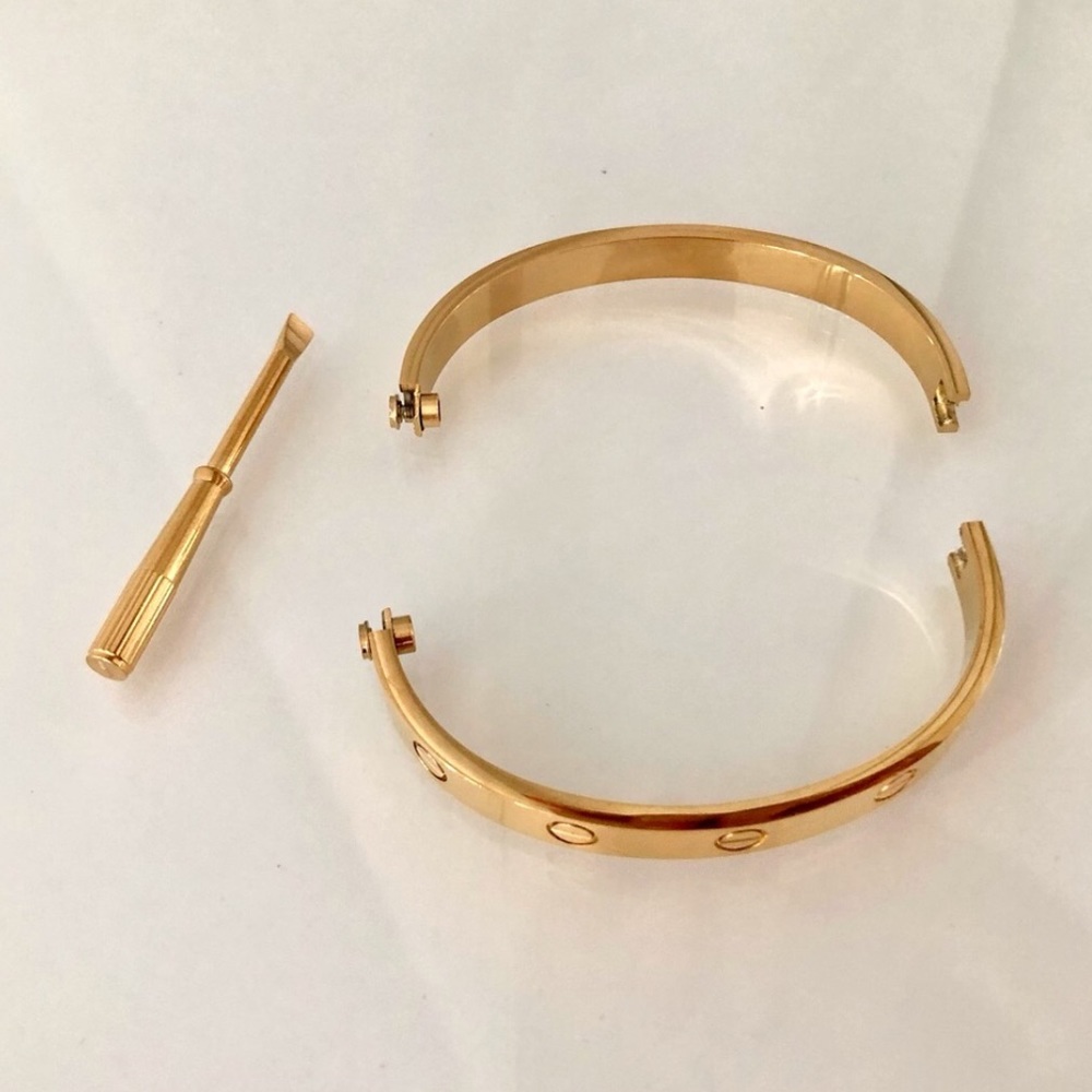 Screw Gold Bracelet Classic Model - Picture 5 of 11